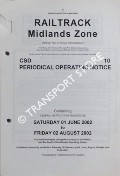 Book cover of Periodical Operating Notice containing General Instructions and Notices, 1 June to 2 August 2002 by Railtrack Midlands